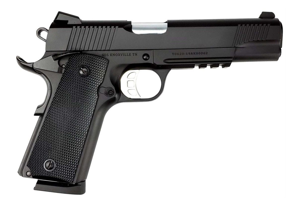 Tisas USA Arms 10100531 1911 Duty 9mm Luger 9+1 5in Stainless Barrel, Black