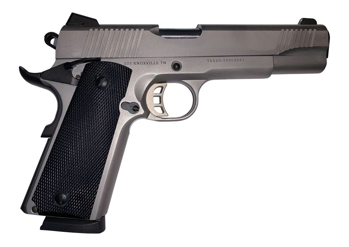 Tisas Arms 1911 Duty SS45 45ACP 5in BBL 2-8RD Stainless