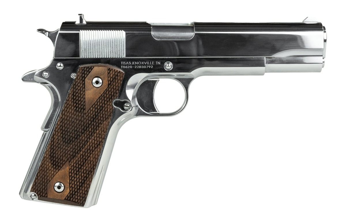 Tisas USA Regulator 1911A1 38 SUP 5in BBL 2-9RD Polished Chrome