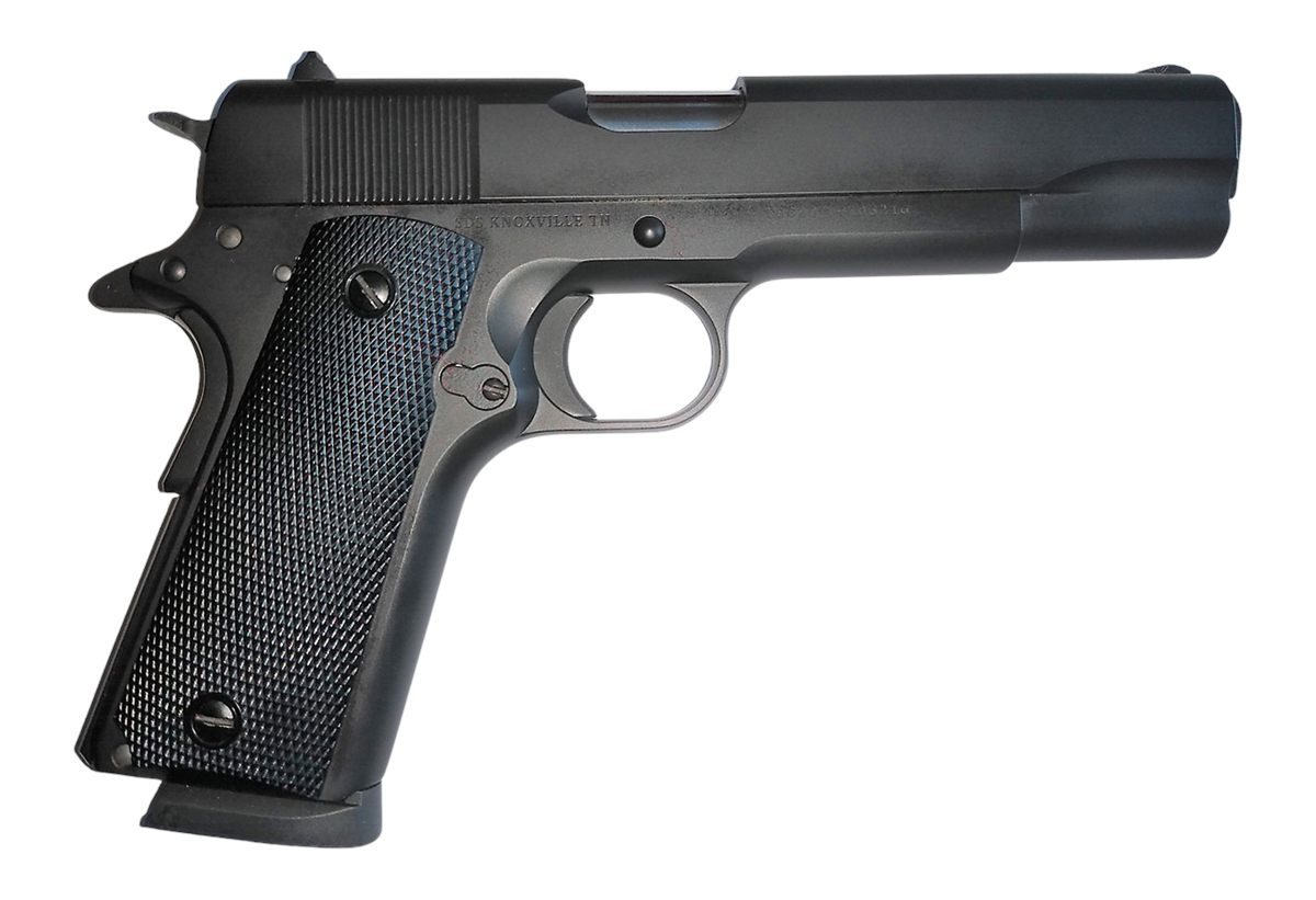 Tisas Arms 1911 A1 Service 45 Handgun ACP 8rd Magazine 5in Barrel Black Cer