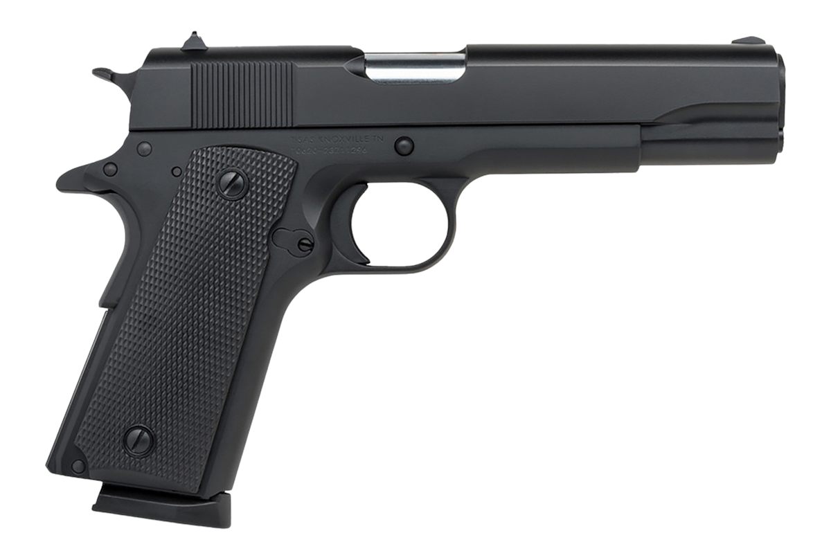 Tisas Arms 10100519 1911 A1 Service 9mm Luger 7+1 5in Stainless Steel Barre