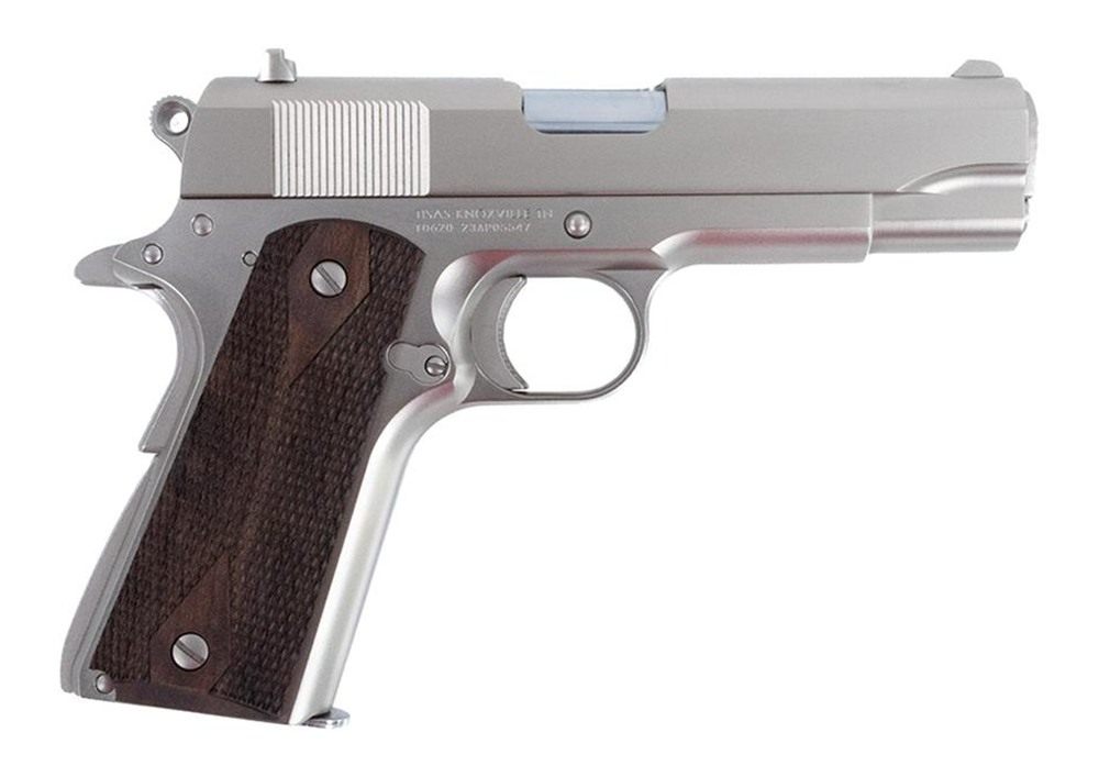 Tisas Arms 10100115 1911 A1 Tank Commander 45 ACP 7+1 4.25in Stainless Stee