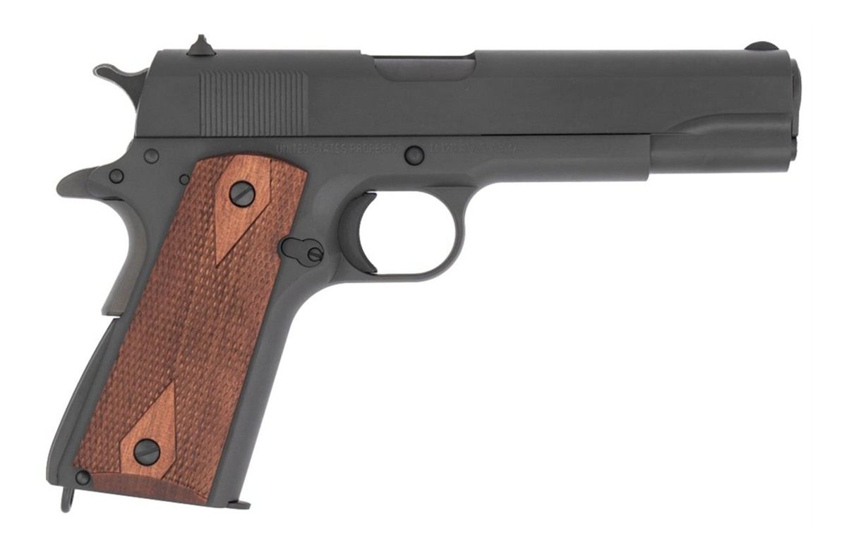 Tisas Arms 10100539 1911 A1 U.S. Army 45 ACP 7+1 5.02in Manganese Phosphate view 2
