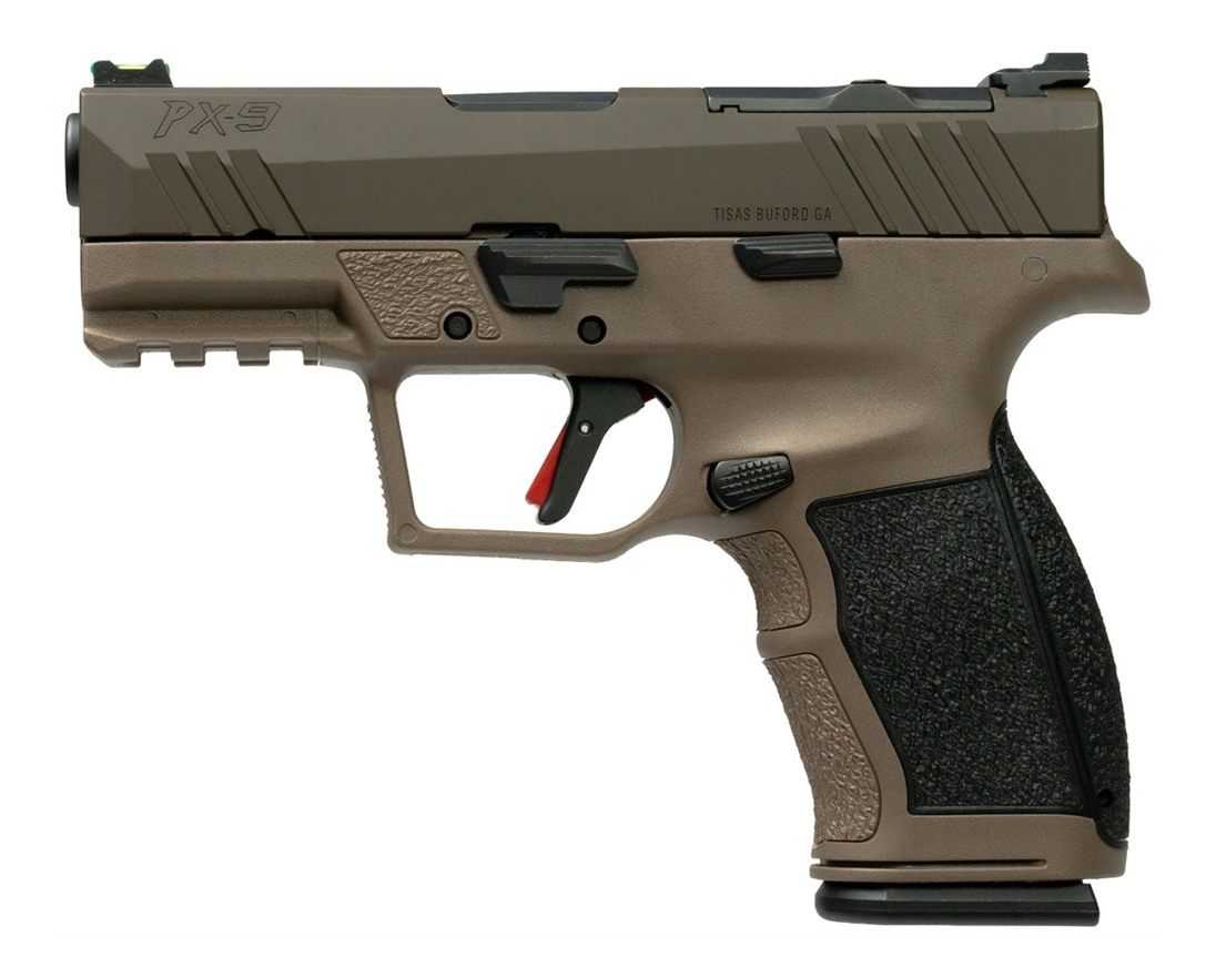 Tisas USA PX-9 Carry FDE Handgun 9mm Luger 15rd Magazines(2) 3.5'' Barrel T view 2