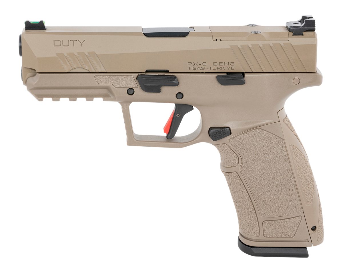 Tisas USA Arms 15000105 PX-9 Gen3 Duty 9mm Luger 20+1 4.12in Flat Dark Eart