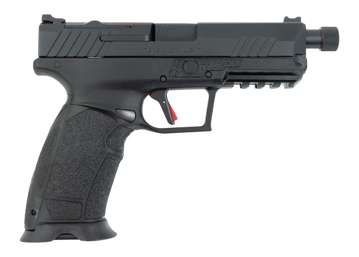 Tisas Arms 15000121 PX-9 9mm Luger 20+1 4.60in Black Threaded Barrel, Cerak