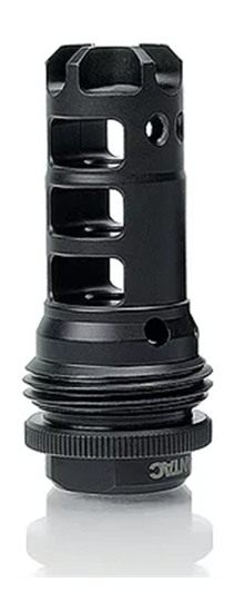 LanTac USA Dragon Muzzle Brake 223 1/2-28 Silencerco A SR Mount view 2