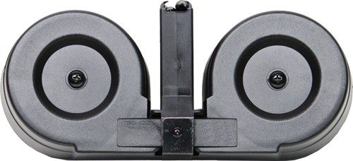 IVER JOHNSON MAGAZINE AR15 223 100RD DRUM BLK/CLEAR POLY view 2