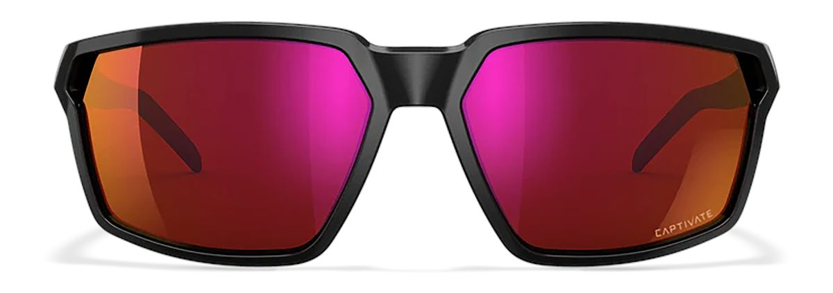Wiley X AC6SRA06 Sierra M/L Red Mirror Lens Polycarbonate Gloss Black