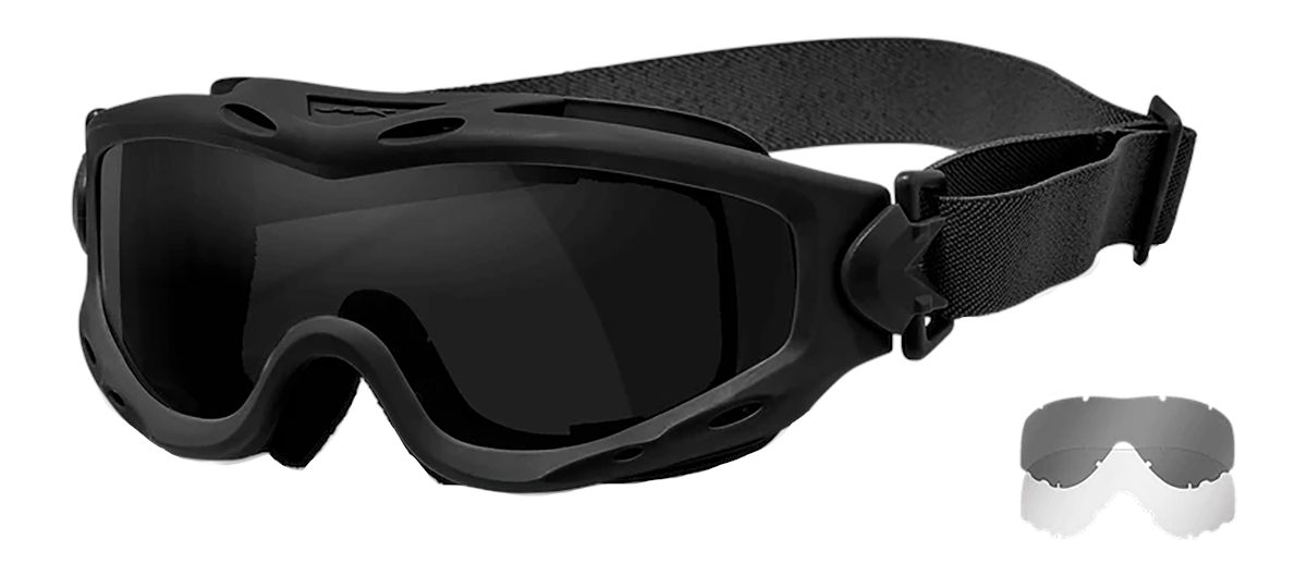 Wiley X SP29B Spear Goggles Smoke Gray Lens Matte Black