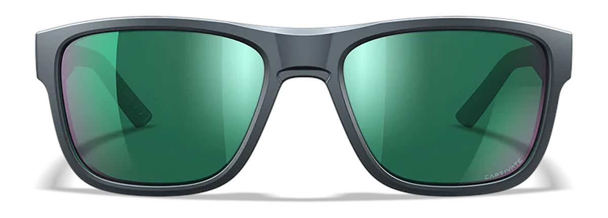 Wiley X AC6OVN17 Ovation Green Mirror Lens Dark Gray