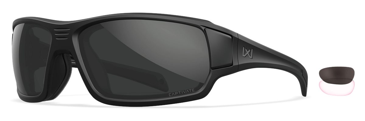 Wiley X X Chbrc01 Breach 2.5 Capt Gry/clr/mb