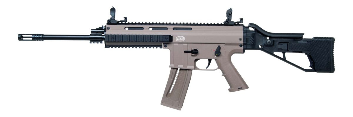 BLS Supply Mauser Rimfire 4150014 M-15 22 LR 22+1 16.50in Barrel w/Flash Hi