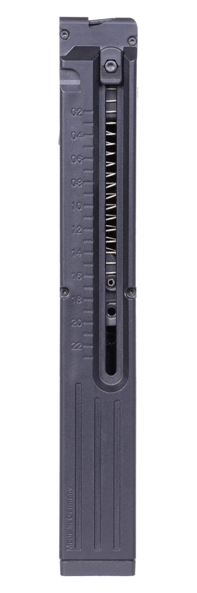 Blue Line Global Mauser Rimfire 4400013 MP40 23rd 22 LR Black Polymer