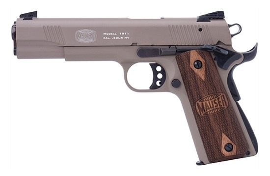 BLS Supply Mauser Rimfire 4110604 1911 22 LR 10+1 5in Black Steel Barrel, T view 2