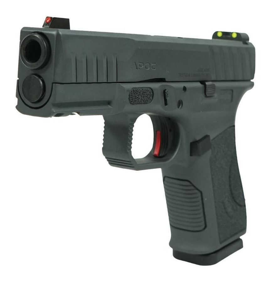 Tristar 85764 Apoc 9mm Luger 15+1 4.02in Black Steel Barrel, Sniper Gray Ce view 2