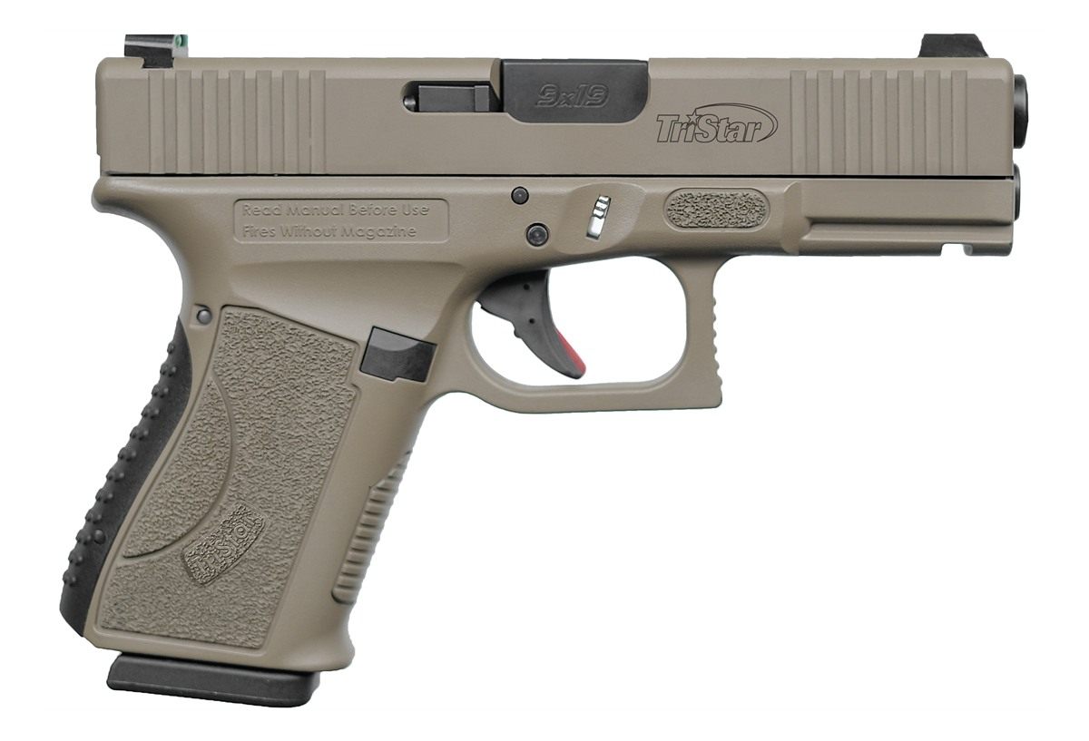TriStar 85772 Apoc 9mm Luger 15+1 4.02in Black Steel Barrel, Flat Dark Eart