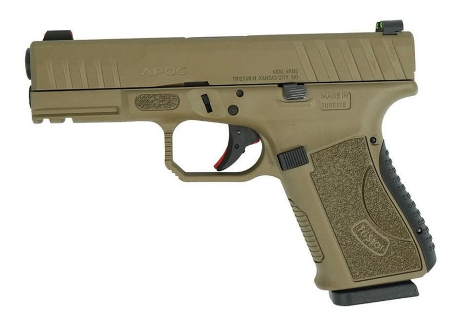 TriStar 85772 Apoc 9mm Luger 15+1 4.02in Black Steel Barrel, Flat Dark Eart view 4
