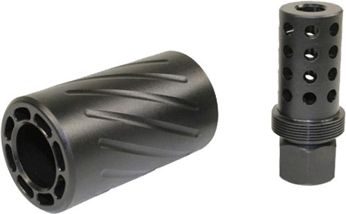 Guntec USA AR15 5.56 Muzzle Brake W/ Quick Detach Blast Shield