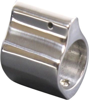 Guntec USA LOW Profile GAS Block .750 DIA Polished Stainless