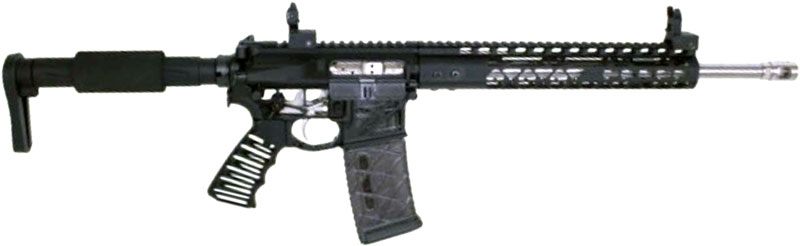 Guntec USA ULT Light Skeletonized Pistol Grip BLK