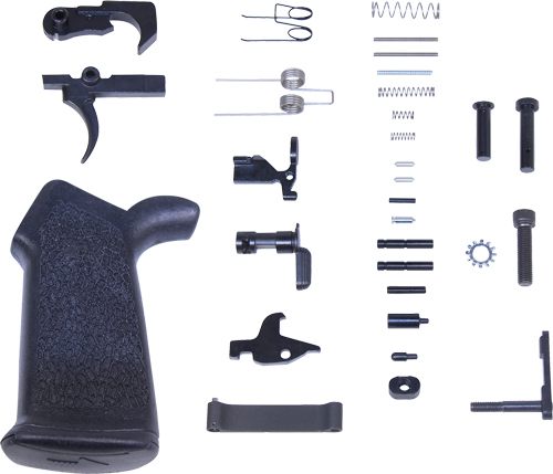 Guntec USA Complete Lower Parts KIT AR15 W/ Ergonomic GRIP