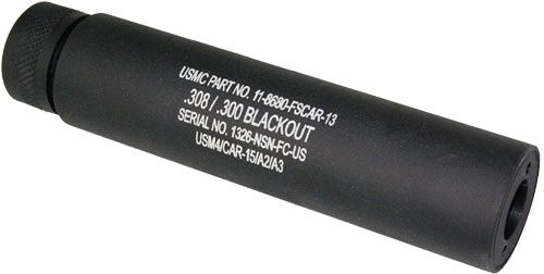 Guntec USA AR10 Slip Over Fake Suppressor Black