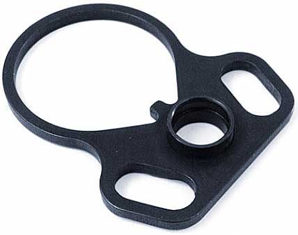Guntec USA AR15 Single Point Sling QD Adapter Ambi Black