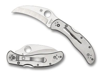 Spyderco Harpy Clipit SS 2.75in Silv