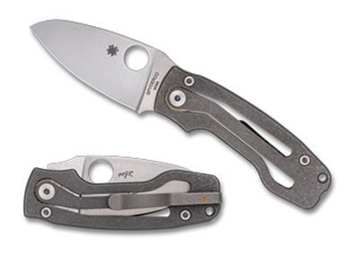 Spyderco Pits 2 Slipit TI 2.74in GRY