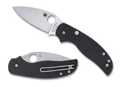 SPYDERCO SAGE 6 BUTTON CMP LCK BLK