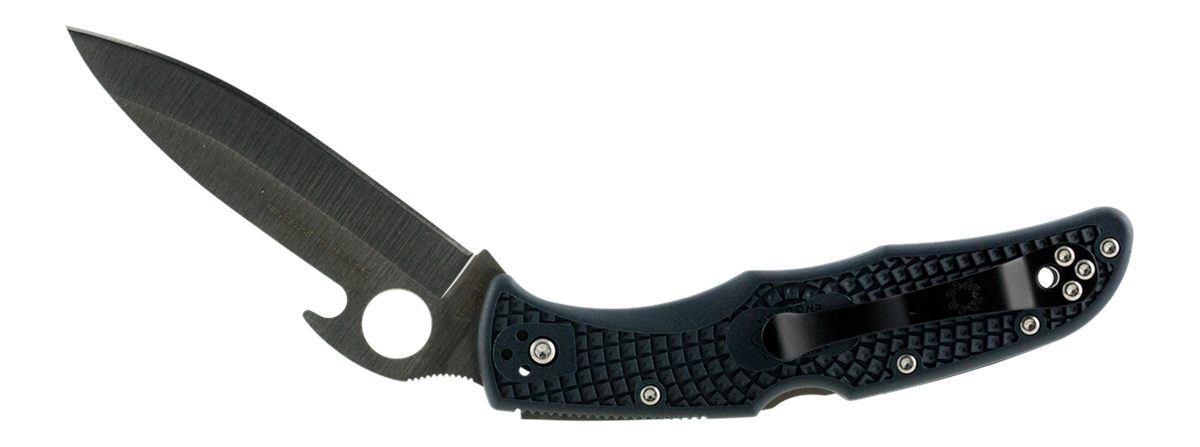 Spyderco C10PGYW Endura 4 Lightweight 3.81in Folding Drop Point Plain VG-10
