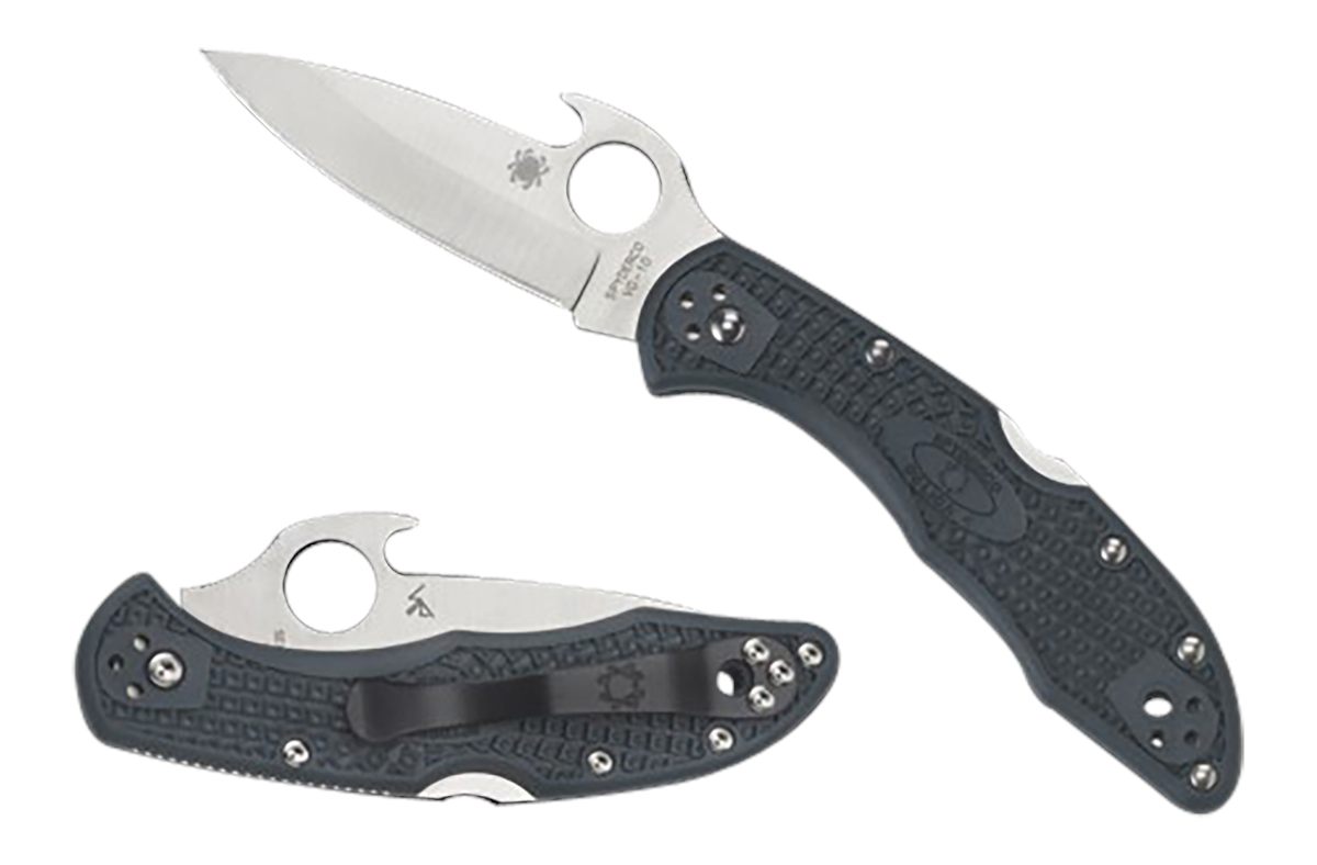 Spyderco C11PGYW Delica 4 Lightwght Emerson Open