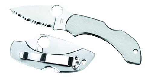 Spyderco C28P Dragonfly 2 2.31in Folding Clip Point Serrated VG-10 SS Blade