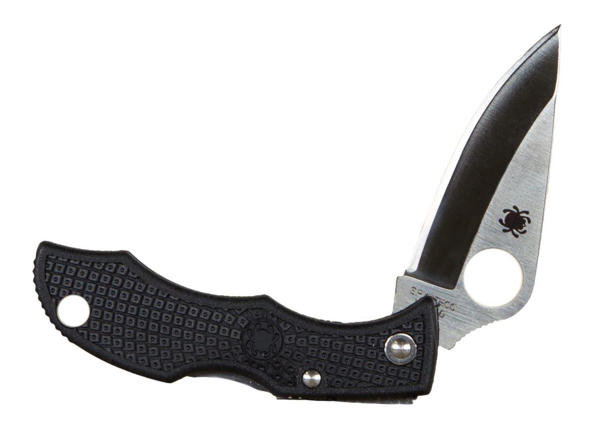 Spyderco Ladybug 3 1.94in Folding Clip Point Plain VG-10 Stainless Steel Bl