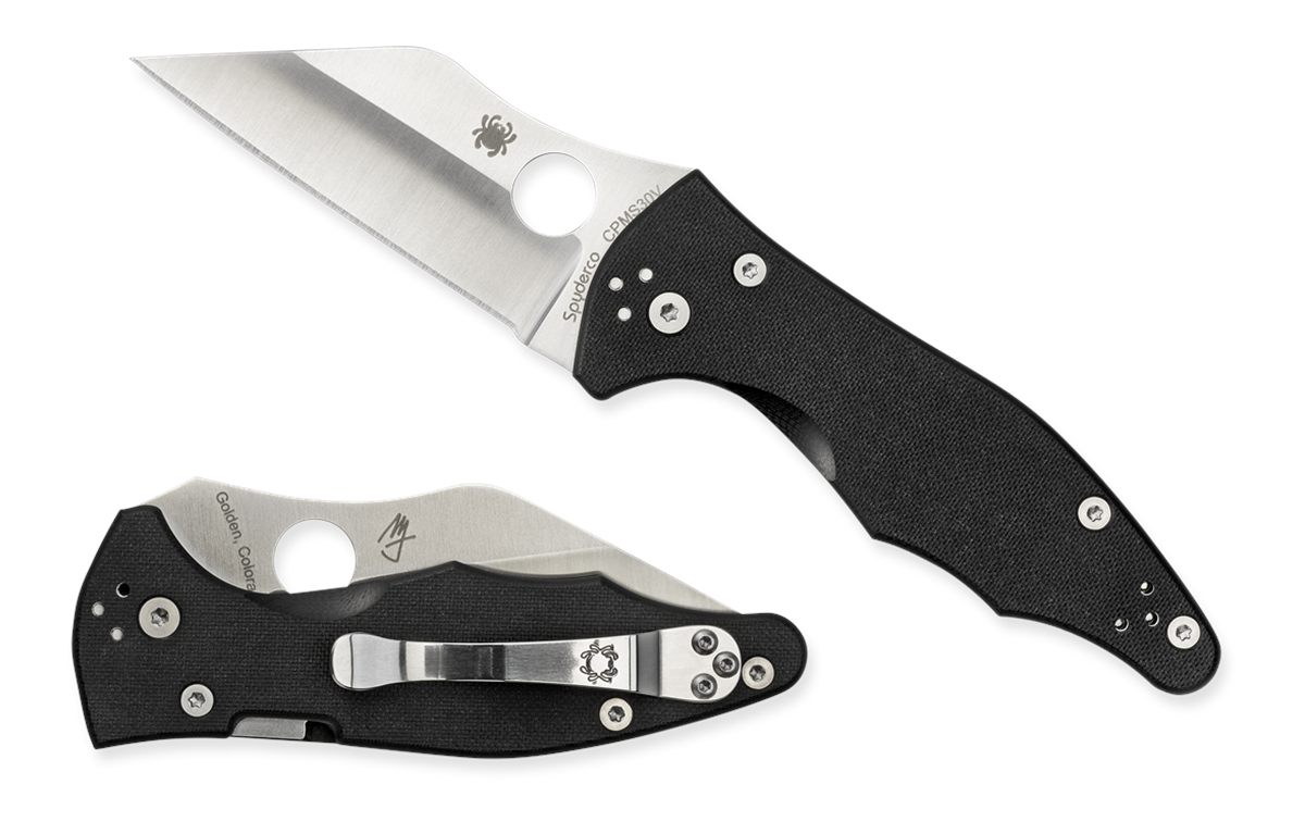 Spyderco C85GP2 Yojimbo 2 3.20in Folding Wharncliffe Plain Satin CPM S30V S