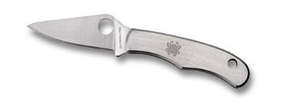 Spyderco C133P Bug 1.27in Folding Drop Point Plain 3 Cr13 MoV SS Blade Engr