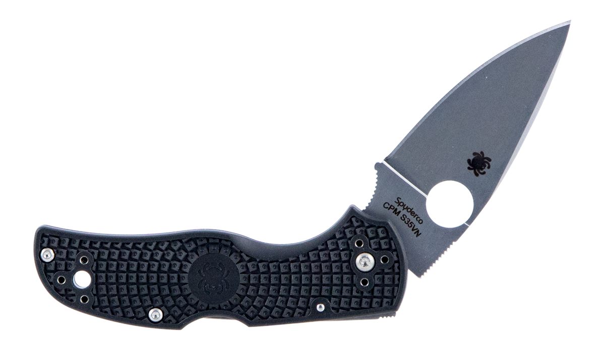 Spyderco C41PBK5 Native 5 Lightweight 2.95in Folding Spear Point Plain CPM