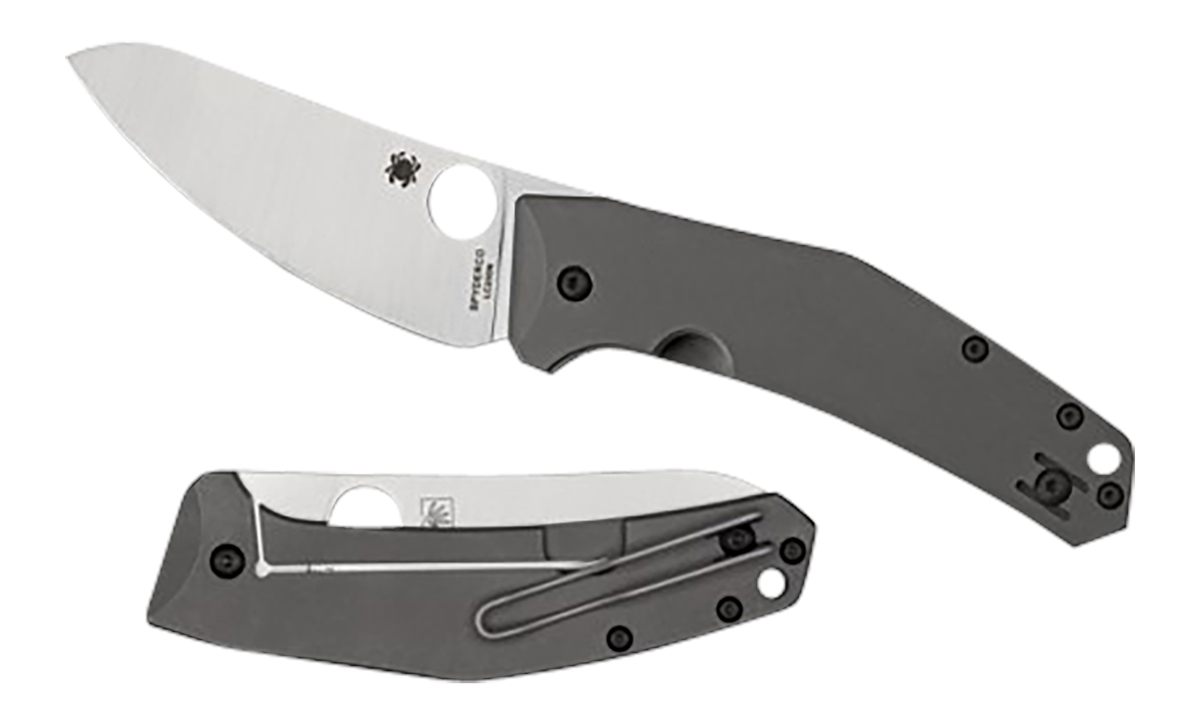 Spyderco C211TIP SpydieChef Salt 3.32in Folding Plain LC200N Blade Satin Ti