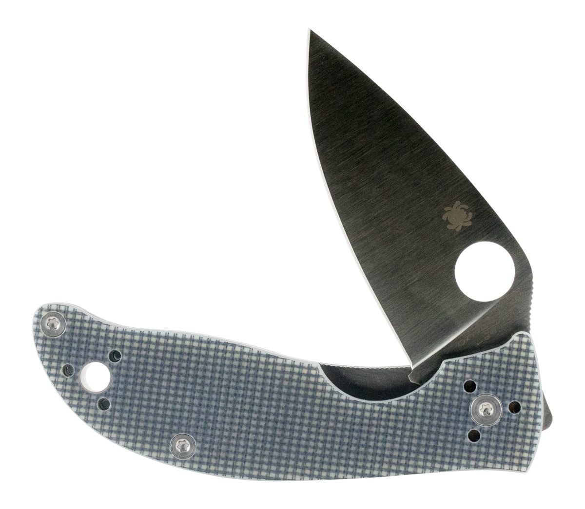 Spyderco C220GPGY Polestar 3.30in Folding Drop Point Plain CTS BD1 SS Blade