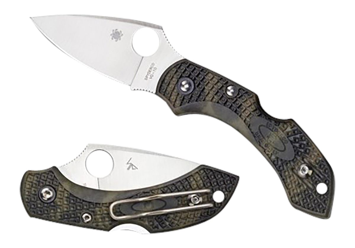 Spyderco C28ZFPGR2 Dragonfly 2 2.30in Folding Plain Satin VG-10 SS Blade/Zo