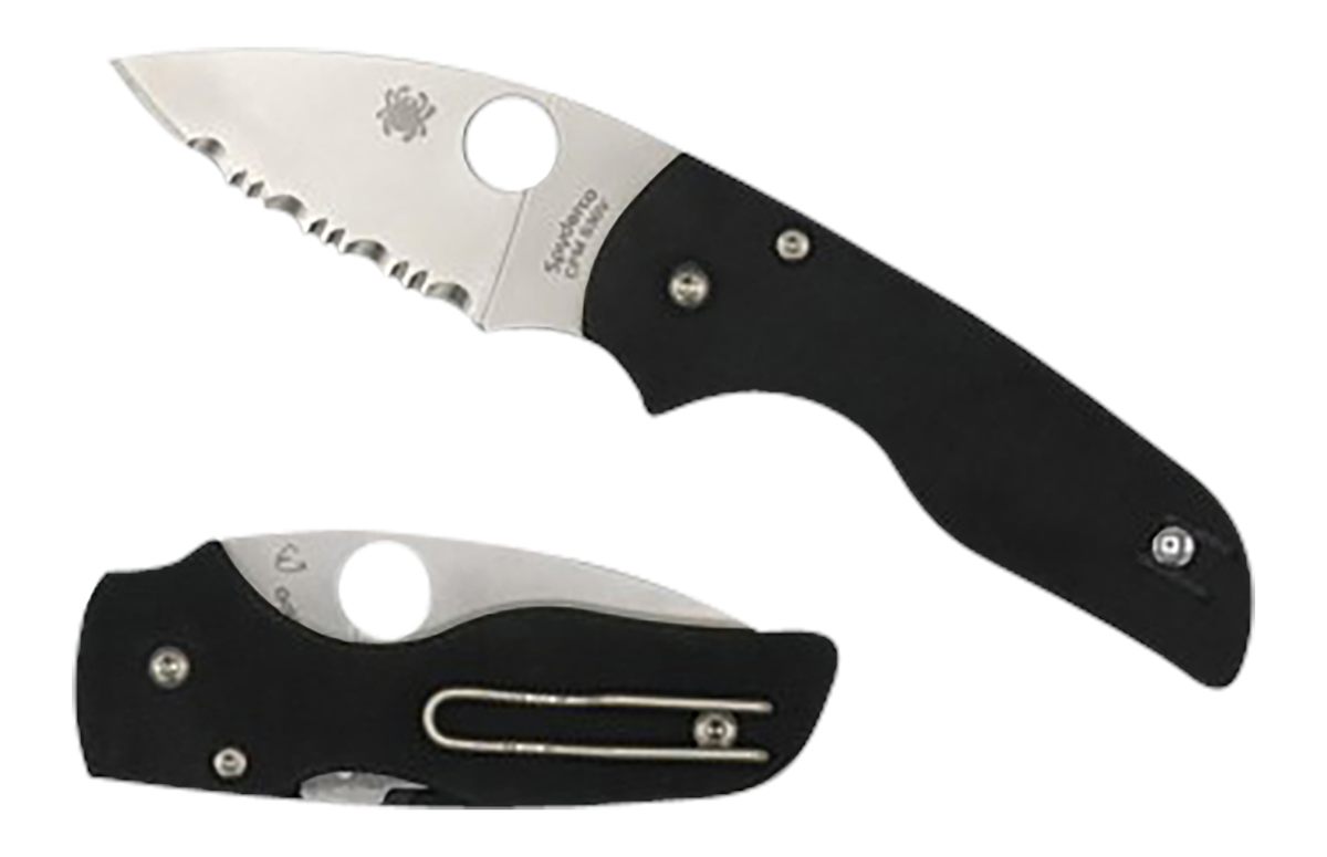 Spyderco C230GP Lil' Native 2.42in Folding Plain Satin CPM S30V SS Blade/Bl