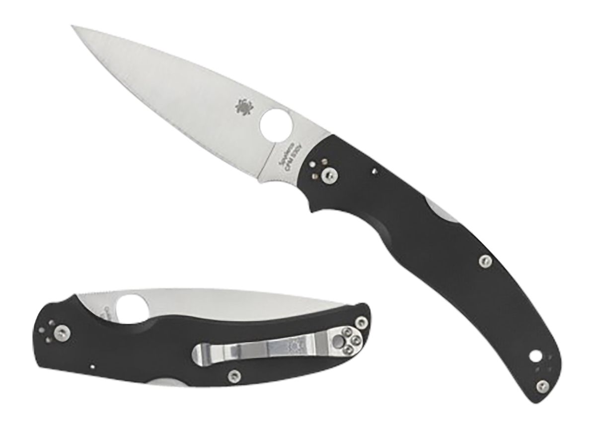 Spyderco C244GP Native Chief Lightweight 4.02in Folding Plain Stonewashed C