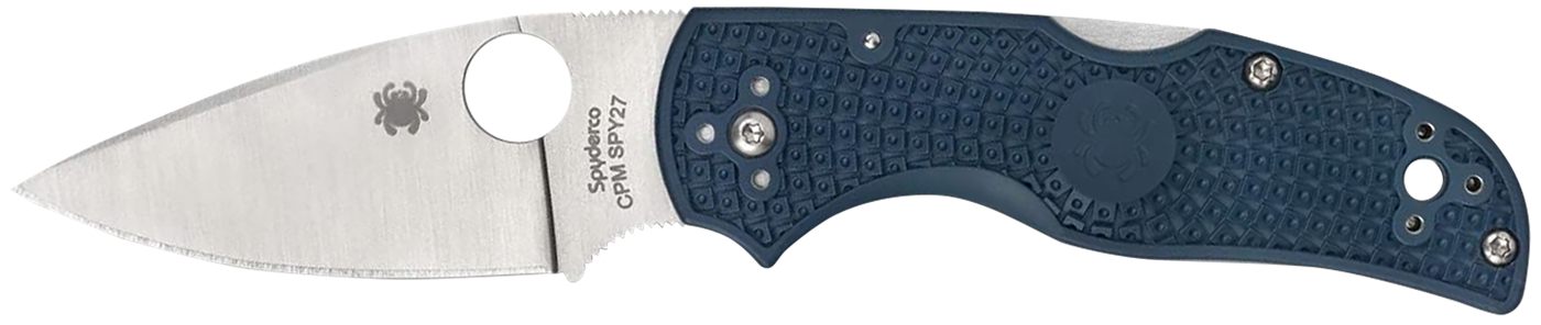 Spyderco C41PCBL5 Native 5 Lightweight 2.95in Folding Spear Point Plain CPM
