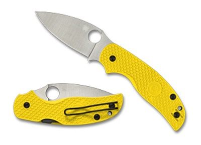 Spyderco Sage 5 LW Salt 3in Yellow