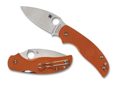 SPYDERCO SAGE 5 BRNT LTWT 3" ORG