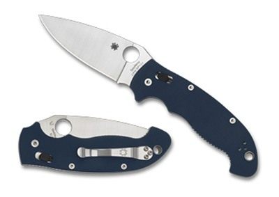 Spyderco Manix 2XL G-10 3.85in Blue
