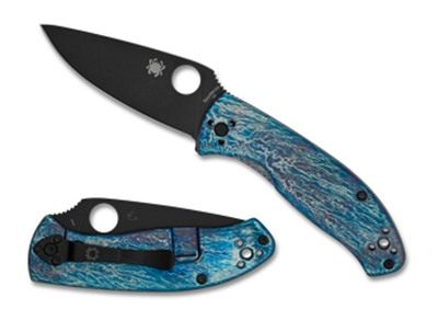 SPYDERCO TENACIOUS TI DISRY BLK/BLU