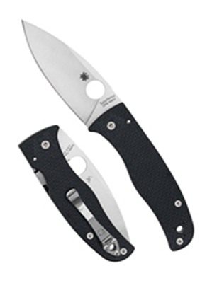 Spyderco Bodacious CF 3.63in BLK/SLV