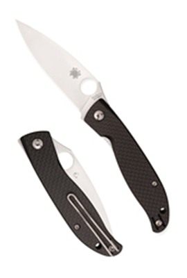 Spyderco Mantra 4 CF 3.34in BLK/SLV